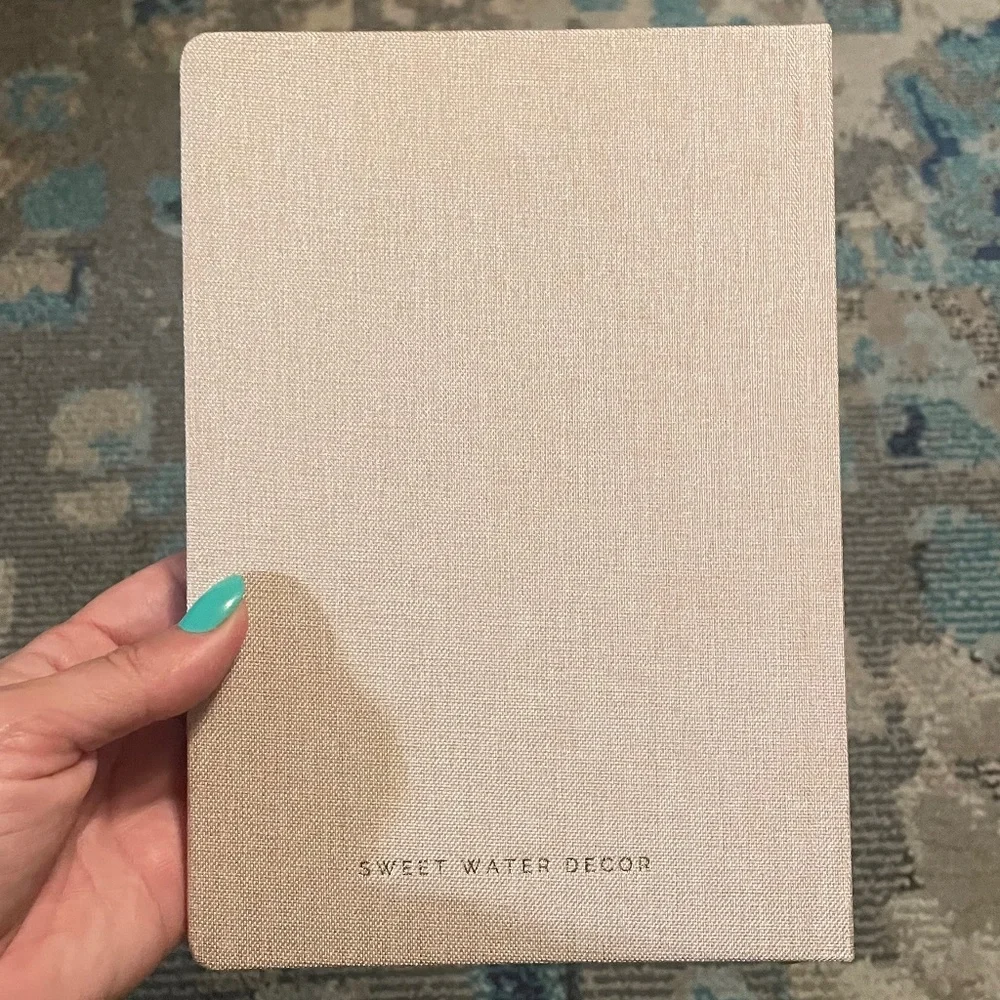 📔 'She Believed She Could So She Did' Fabric Journal 📔